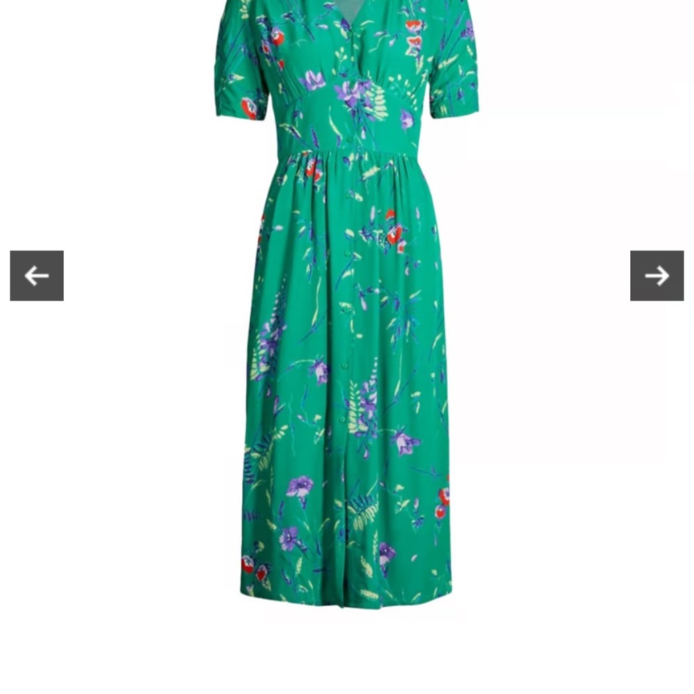 Maje Floral Midi Dress - Picture 6 of 6